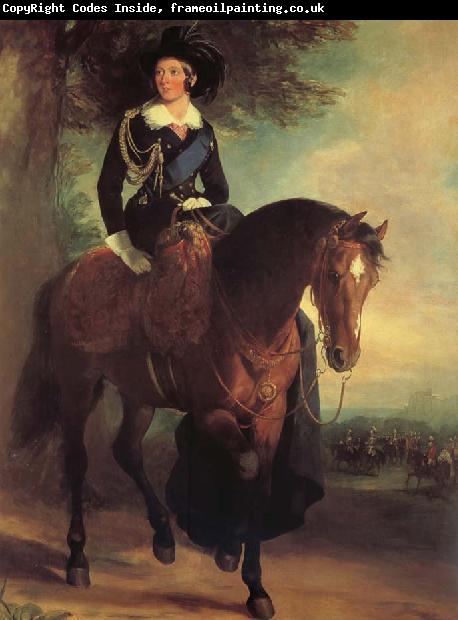 Francis Grant Portrait of Queen Victoria on Horseback